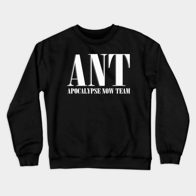 ANT - White Crewneck Sweatshirt by SparkleArt